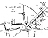 The Salvation Army in Paeroa, map